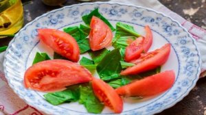 Овощной салат с растительным маслом