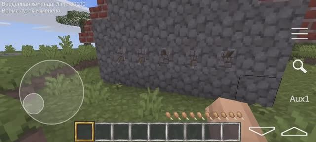 Как построить дом с кодовым замком в VoxeLibre/MineClonia (Luanti)