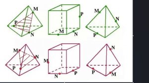 Самостоятельная на построение сечения параллелепипеда и тетраэдра