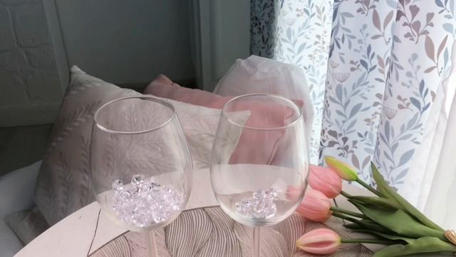 Камушки для декорирования БРИЛЛИАНТОВЫЙ ЛЁД, акрил, прозрачные, 200 г, размер - 1,5 см, 522506-3