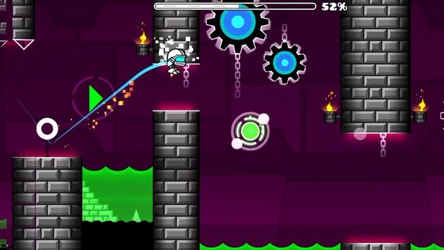Daedlocked No Flow. Insane Demon, By Daniil. Geometry Dash.