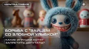Борьба с "зайцем со злобной улыбкой". Какие игрушки хотят запретить депутаты?