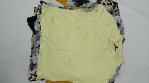 39418 Футболки женские большие размеры, 2пак, Ladies T-Shirt XL 1/2, секонд (extra) оптом