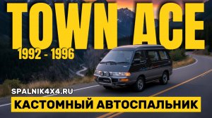 Toyota Town Ace - построили автомобильный спальник комфортного сна в путешествиях. #spalnik4x4