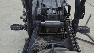 Установка двигателя ИЖ Планета 5 на ИЖ К16!