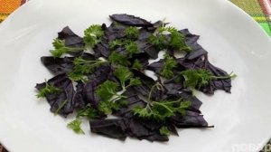 Овощной салат с сырыми шампиньонами