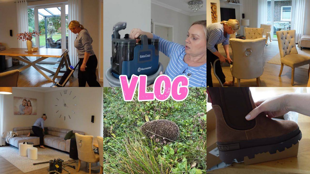 VLOG🇩🇪: 🏡НЕМНОГО МОТИВАЦИИ😁ЧИЩУ СТУЛЬЯ / НОВЫЕ БОТИНКИ/ ЁЖИК 🦔🍂