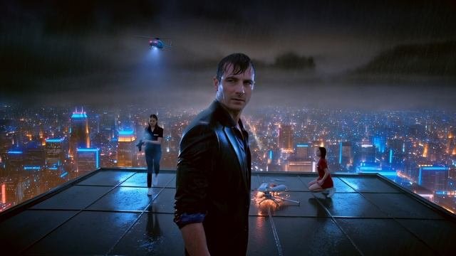 Neon Ascension  Cyberpunk Rooftop Finale  Hailuo AI 02 × Image-to-Video Cinematic