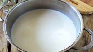 Манная каша с персиками