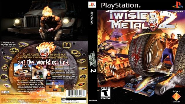 Twisted Metal 2 («Скрежет металла 2») - Paris (Monemental Disaster) (track №4) Sony Playstation