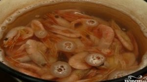 Салат Нежность с креветками