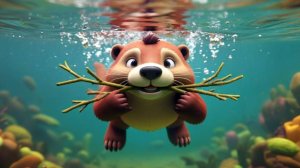 Мультфильм для детей. Бобёр строитель леса