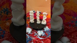 Свечи ручной работы. Подарочный набор.