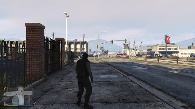Grand Theft Auto V Online Сумасшедший полет местного жителя на машине 00:30