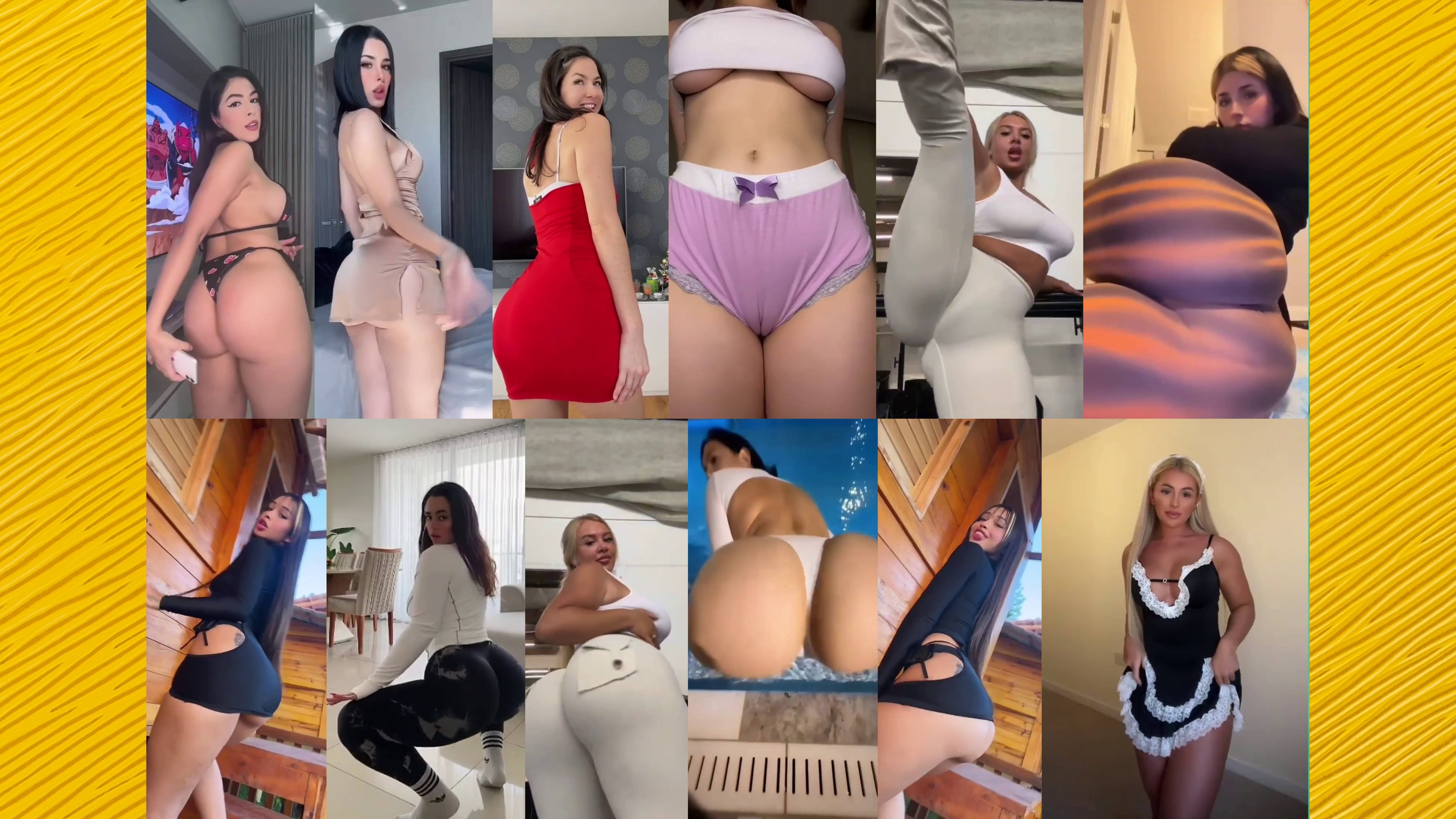 Ass Compilation - Big Bank Tiktok Challenge ❤️ClipchampGirls 2025