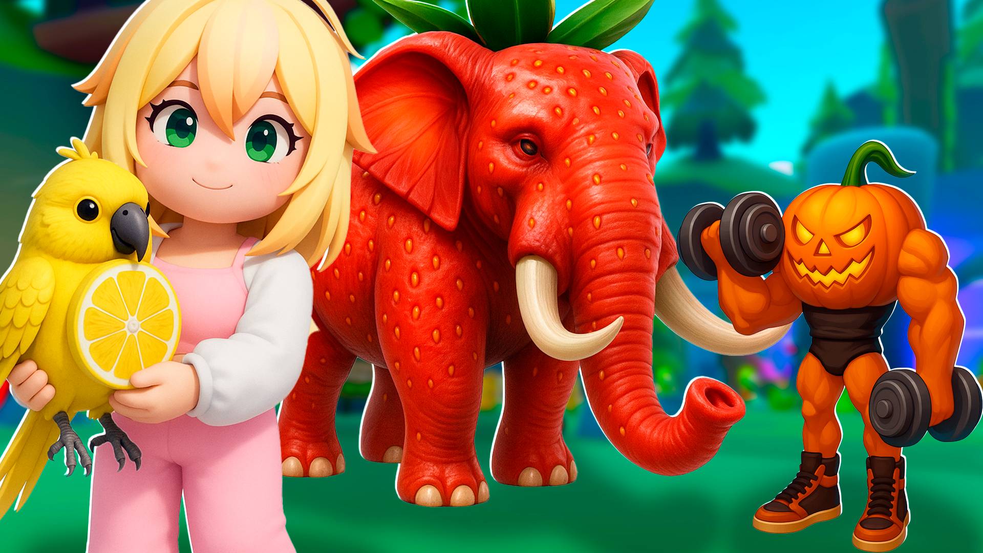 ХЭЛЛОУИН и НОВЫЙ МИР Strawberry / Клубничные Брейнроты в Brainrot Evolution Роблокс !