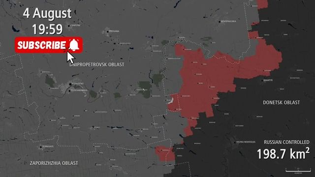 Бои за Днепропетровскую область на карте