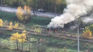 Тяжелейшие потери ВСУ на Красноармейском направлении. На видео картина разгрома -остовы бронетехники