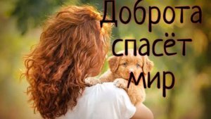 Доброта спасет мир!♥️♥️♥️