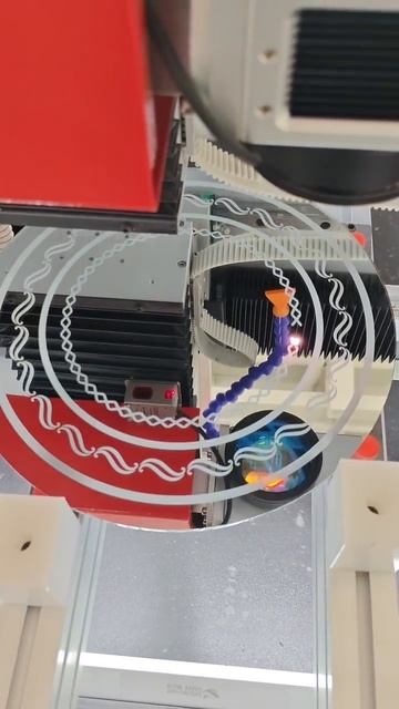 Гравируем зеркало на волоконном лазерном маркере G-MARK 200w MOPA M8!