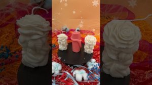 Свечи ручной работы. Подарочный набор.