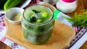 Огурцы без соли на зиму