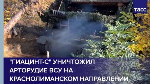 "Гиацинт-С" уничтожил арторудие ВСУ на краснолиманском направлении