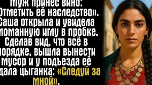 Муж принёс вино- «Отметить её наследство». Саша открыла и увидела сломанную иглу в пробке. Сделав..