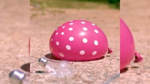 Слоумо. "Шарики с водой"