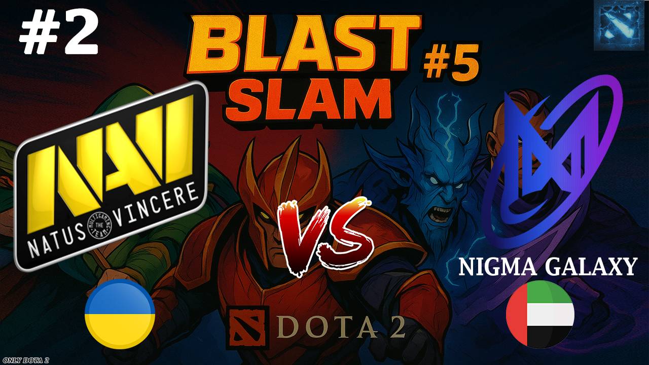 ЧЁ ЗА ЛЕВ ЭТОТ ТИГР? 18/2/9 | NAVI Vs Nigma #2 (BO3) BLAST Slam #5