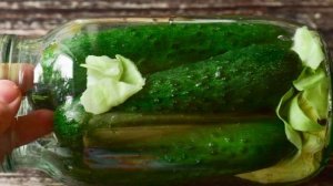 Огурцы с капустой на зиму