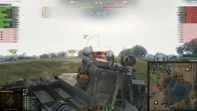 [Fermani Wot] Type 5 H ● Алкаш показал на что способны его брёвна в бою