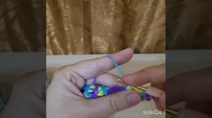 Косынка крючком