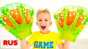 Дети устроили пенную вечеринку! Видео от Влада и Ники!