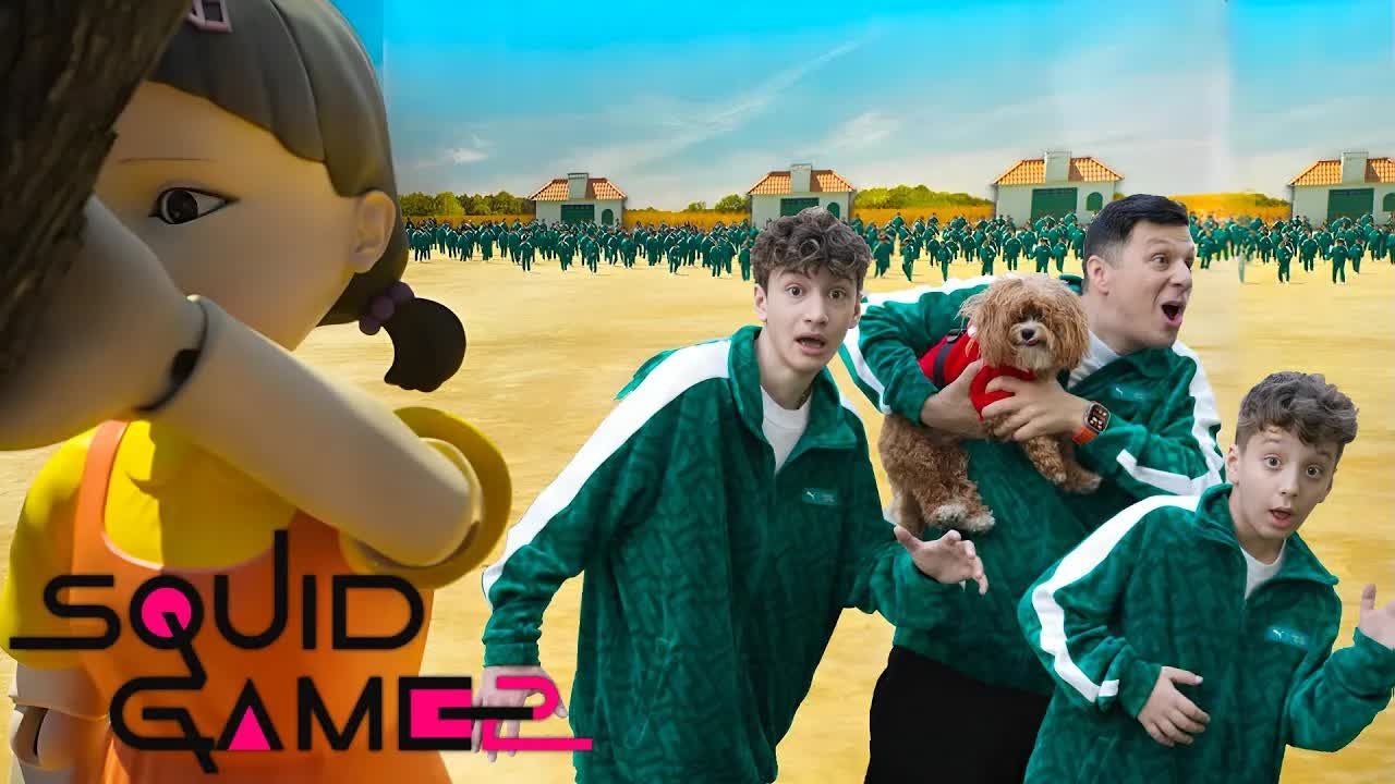 МЫ В ИГРЕ В КАЛЬМАРА 2!ПЛАТЯТ 1000 ДОЛЛАРОВ, ЧТОБЫ ВЫИГРАТЬ!