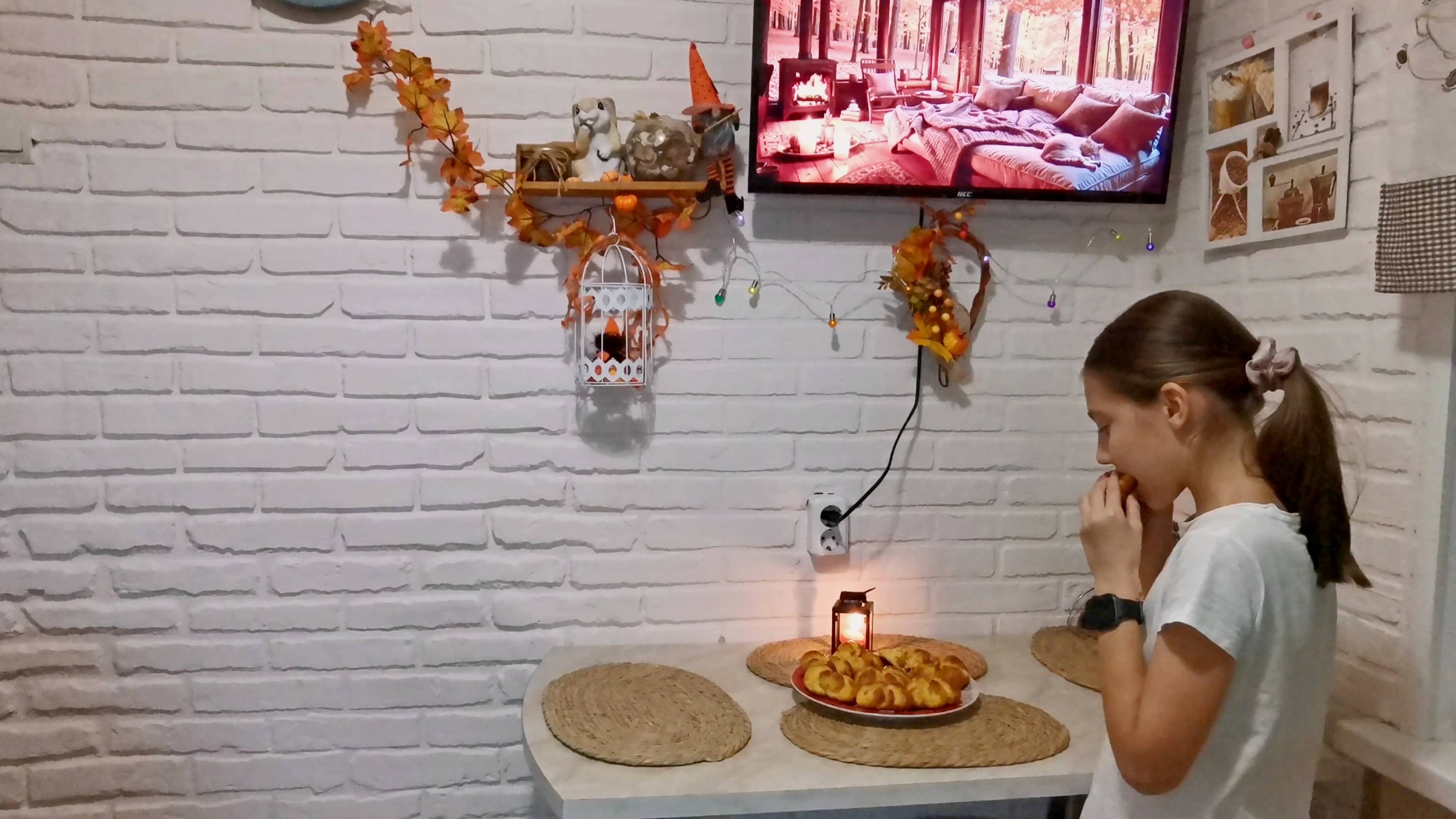 Уютный октябрь. Тыквенные булочки. Осенний декор. Находки на 