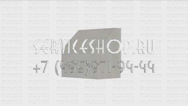 Открытый прилавок с полками для товаров с распашными дверцами