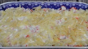 Салат Нарцисс с крабовыми палочками