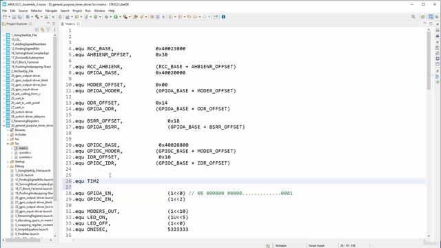 Section 13- Developing The General Purpose Timer Driver, Lecture 95- Programming - Planning The Pro