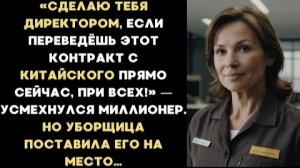 ИСТОРИЯ ИЗ ЖИЗНИ/Сделаю тебя директором, если переведёшь этот контракт с китайского прямо сейчас