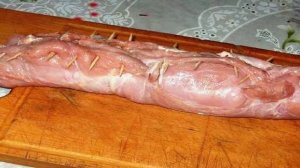 Рулет из говядины в фольге