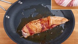 Рулет из индейки с беконом