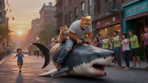 Акула Найк 😂🤣🤣😂🤣😂🤣 и котенок