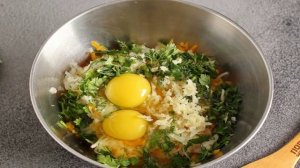 Овощные оладьи