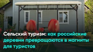 Сельский туризм: как российские деревни превращаются в магниты для туристов