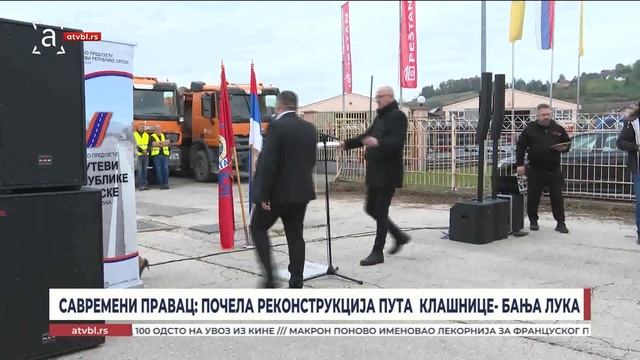 Савремени правац: Почела реконструкција пута Клашнице - Бањалука