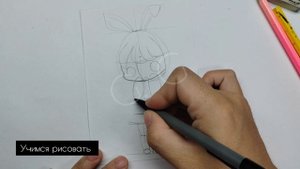 Как нарисовать девочку.
Учимся рисовать. Урок #7