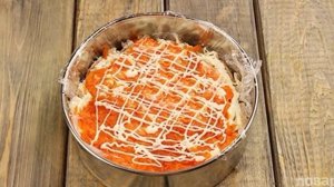 Салат Грибная поляна с шампиньонами