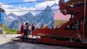 Отпуск 2025. 4 часть. Весь Домбай с канатки. В верх.