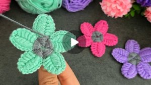 Шикарный цветок крючком #всевжизнисвязано #все_в_жизни_связано #вязаниекрючком